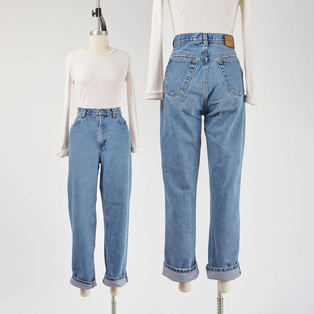 Vintage 90s Ralph Lauren High Waisted Relaxed Fit Mom Jeans M 10